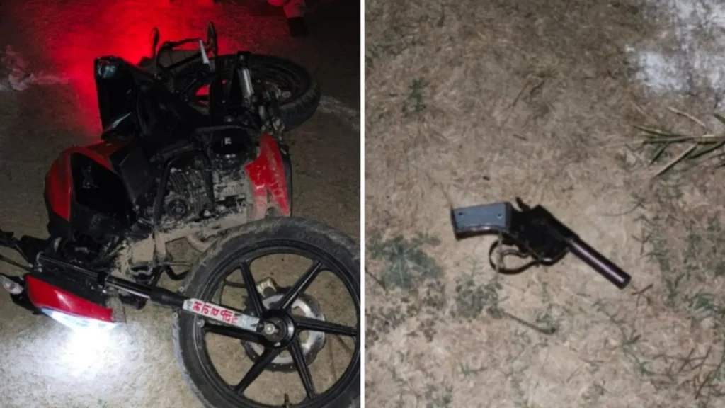 वाराणसी मुठभेड़: पुलिस पर फायरिंग कर भाग रहा बदमाश घायल, पैर में लगी गोली