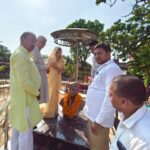 नवनिर्मित शहीद दिनेश सिंह पार्क का लोकार्पण  विधायक पनियरा एवं अध्यक्ष उमेश चंद्र जायसवाल द्वारा किया गया